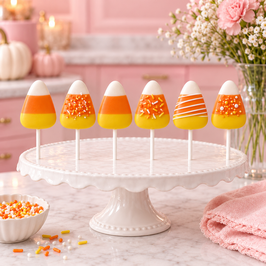 Candy Corn Cake Pops: A Color-Blocking Decorating Guide