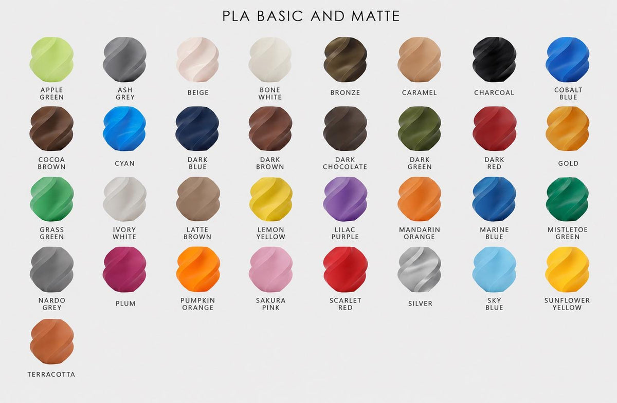 PLA Basic and Matte color options available for this made-to-order product.