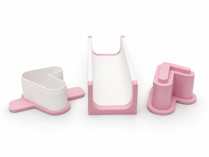 Number 7 cake pop mold set components with matching mold, press tool, cutter, and 6-inch tray.
