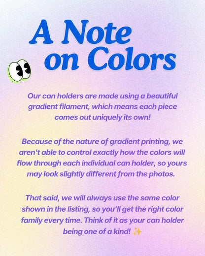 Color variation information for custom made-to-order products