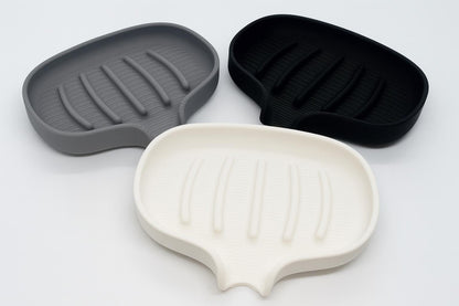 Nature-Inspired Self-Draining Soap Dish: Quick-Dry Leaf Design for Bathroom & Kitchen Accessories