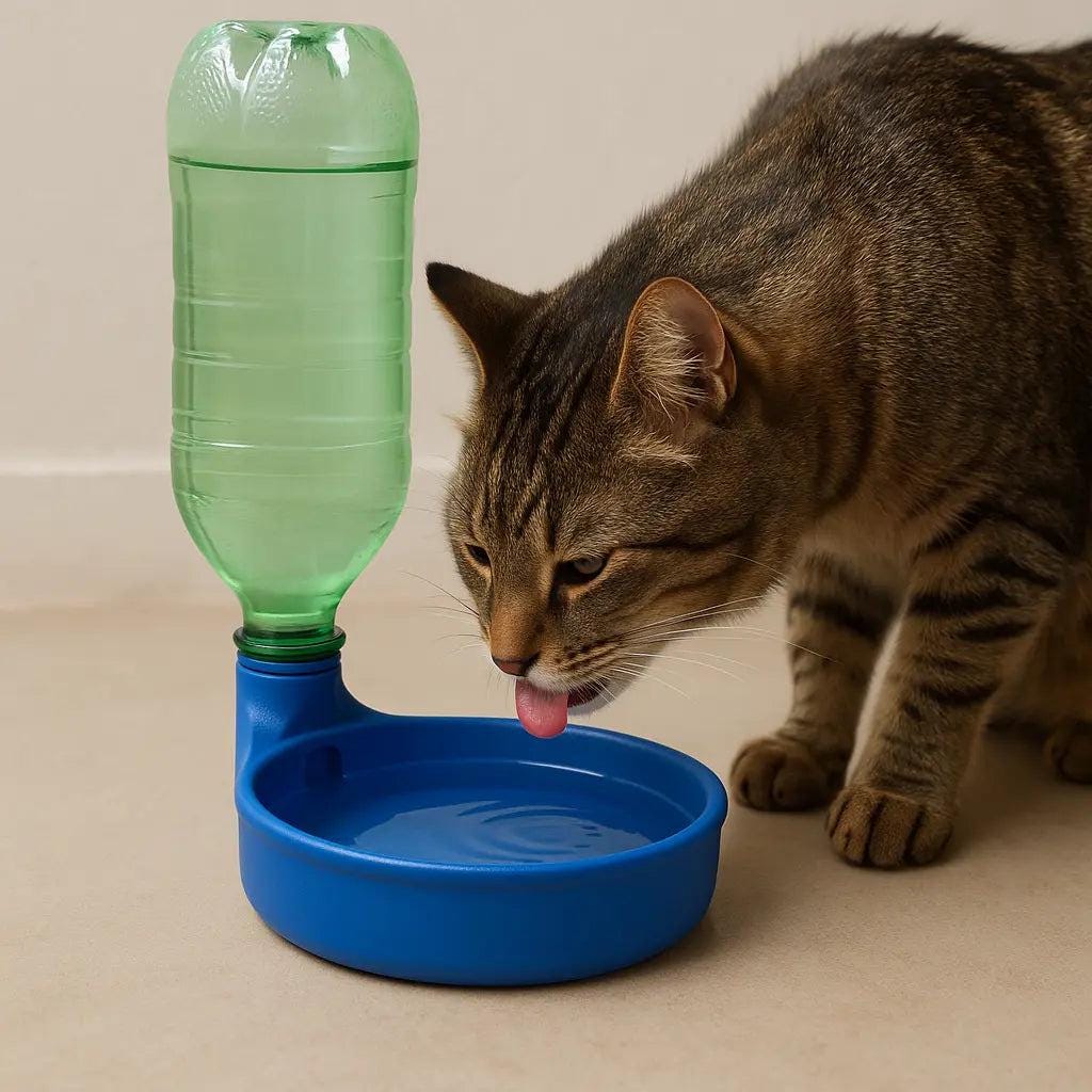 Pet Water Dispenser – Self-Filling Bowl for Cats & Small Dogs.