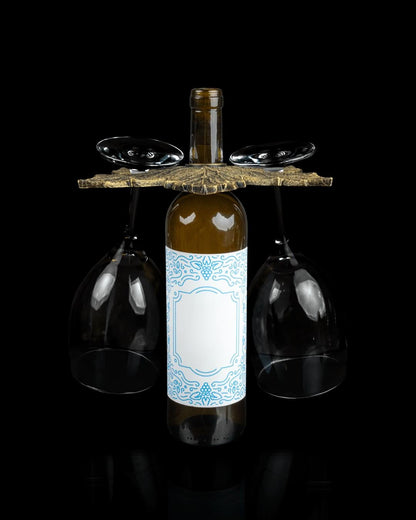 Grape Expectations – Wine Bottle & Glass Holder.