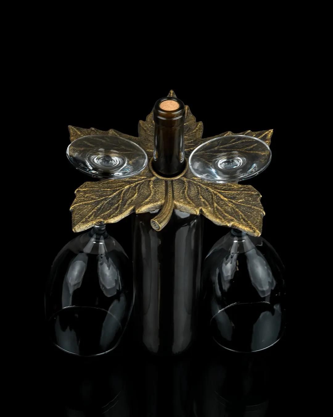Grape Expectations – Wine Bottle & Glass Holder.