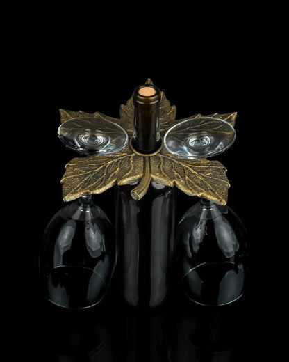 Grape Expectations – Wine Bottle & Glass Holder.