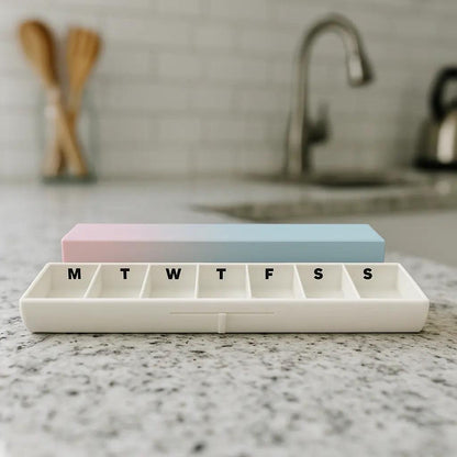 Smooth Texture Slim Pill Case.