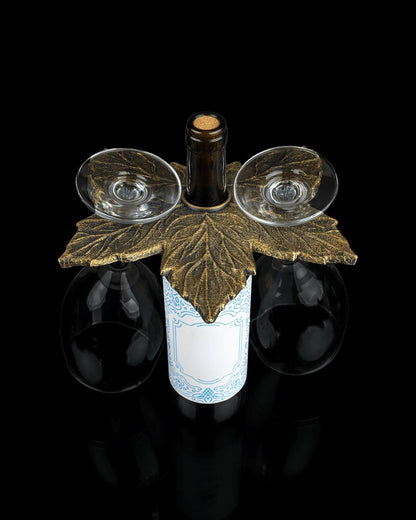 Grape Expectations – Wine Bottle & Glass Holder.