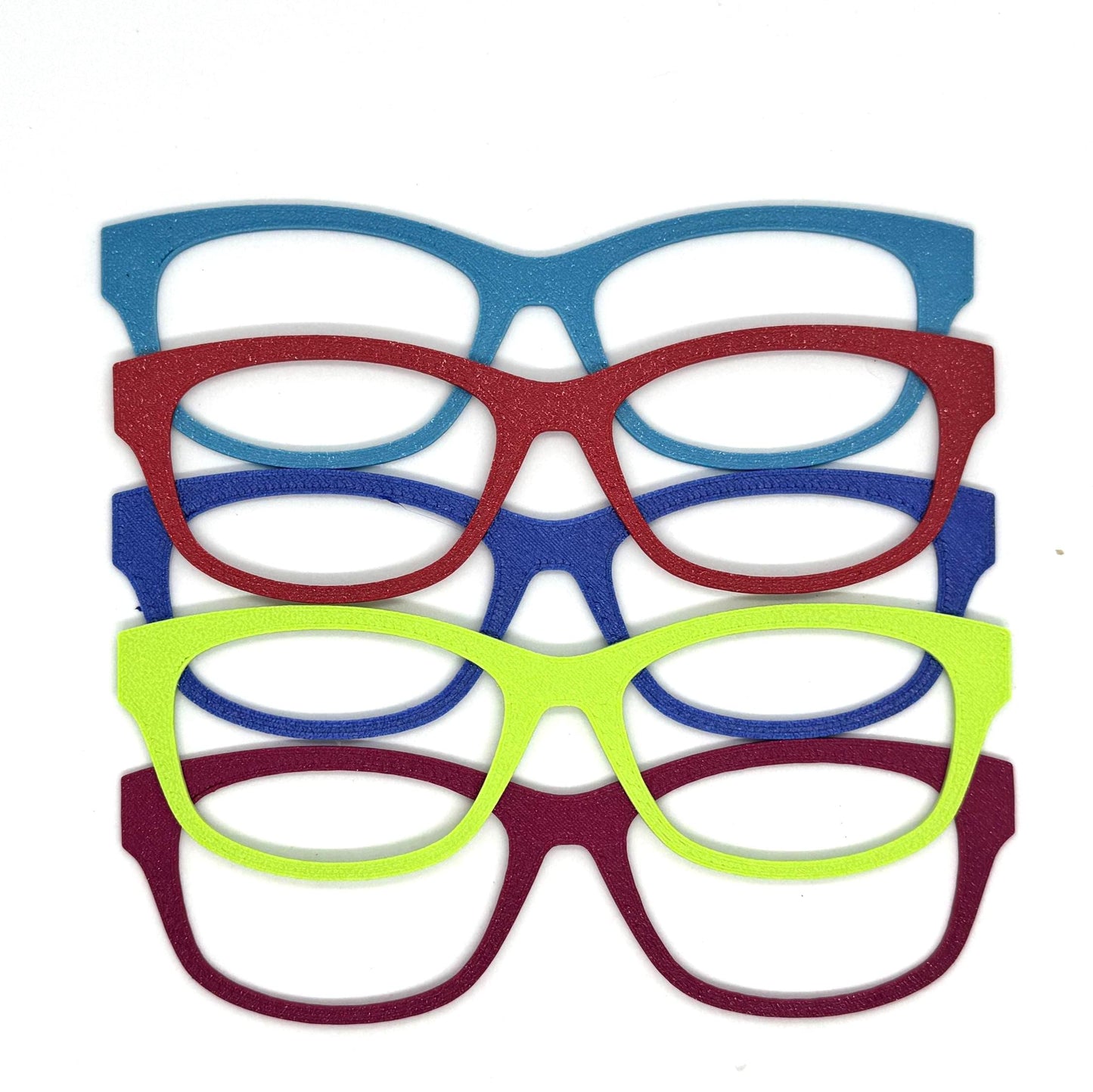 Silk and Translucent Eyewear Toppers Pair – Interchangeable Eyeglass Frames, Magnetic Clip-On Eyeglass Covers