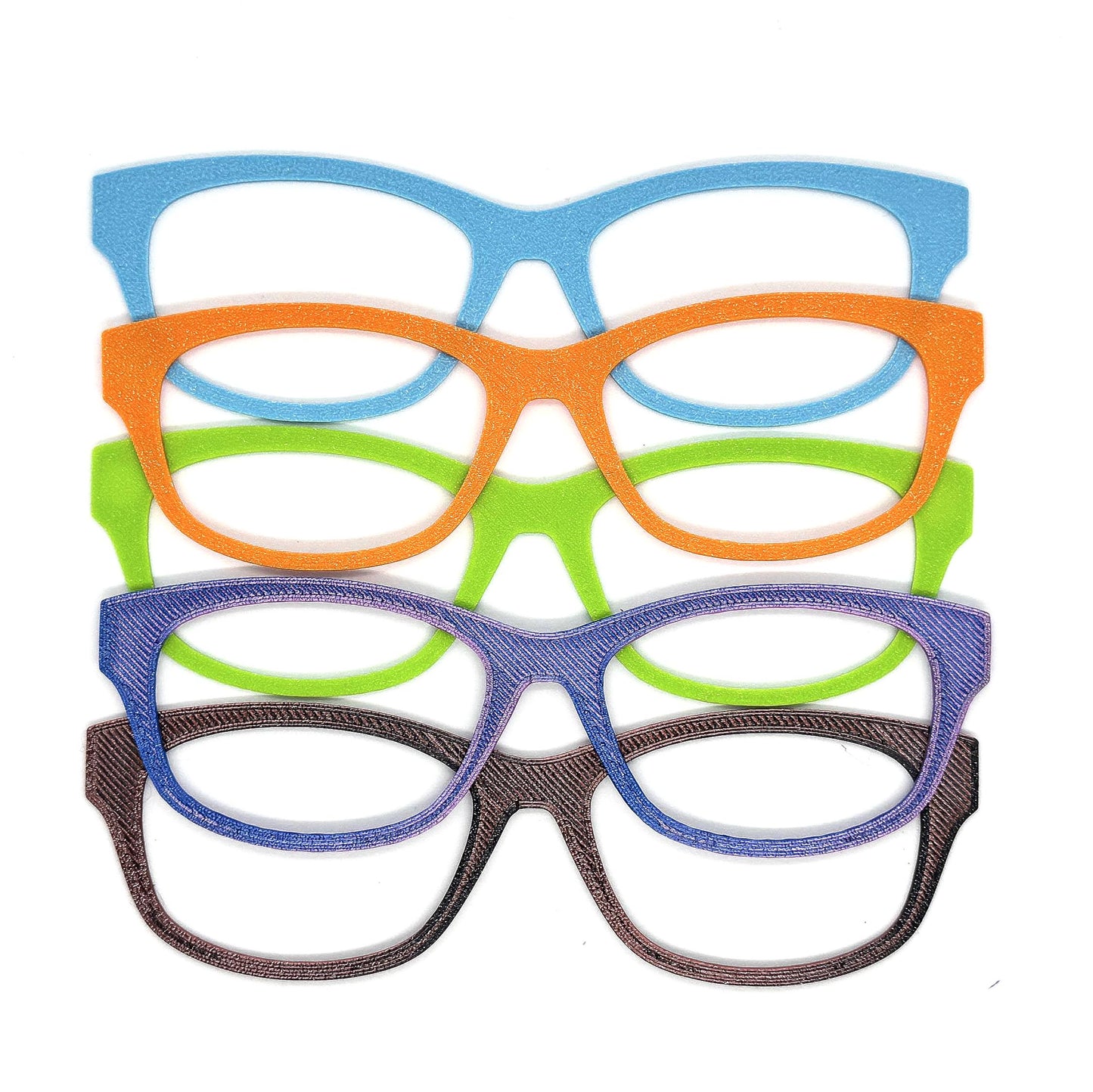 Magnetic Eyewear Toppers Pair – Interchangeable Eyeglass Frames, Magnetic Clip-On Eyeglass Covers, Colorful Eyewear Accessories