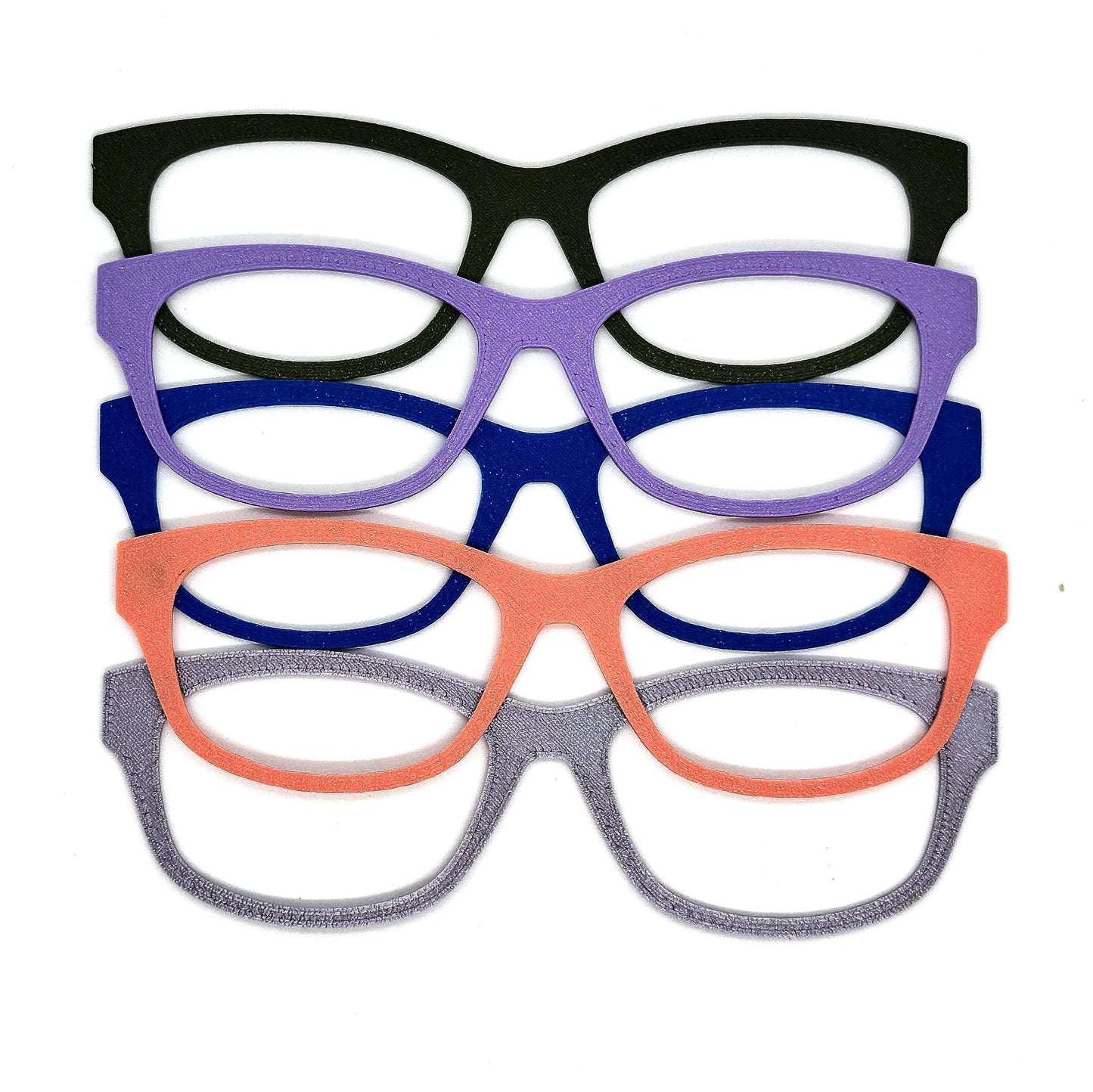 Magnetic Eyewear Toppers Pair – Interchangeable Eyeglass Frames, Magnetic Clip-On Eyeglass Covers, Colorful Eyewear Accessories