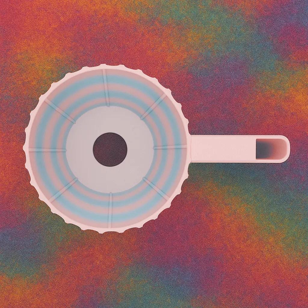 Ice Cream Pint Holder: Sustainable Bioplastic.