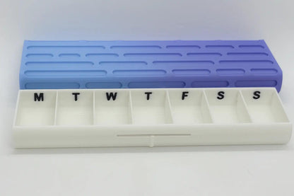 Brick Texture Slim Pill Case.