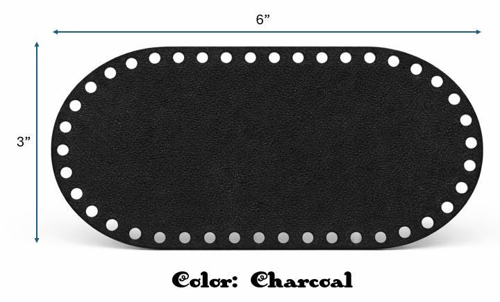Oval Crochet Bag Bottoms (6 Sizes).