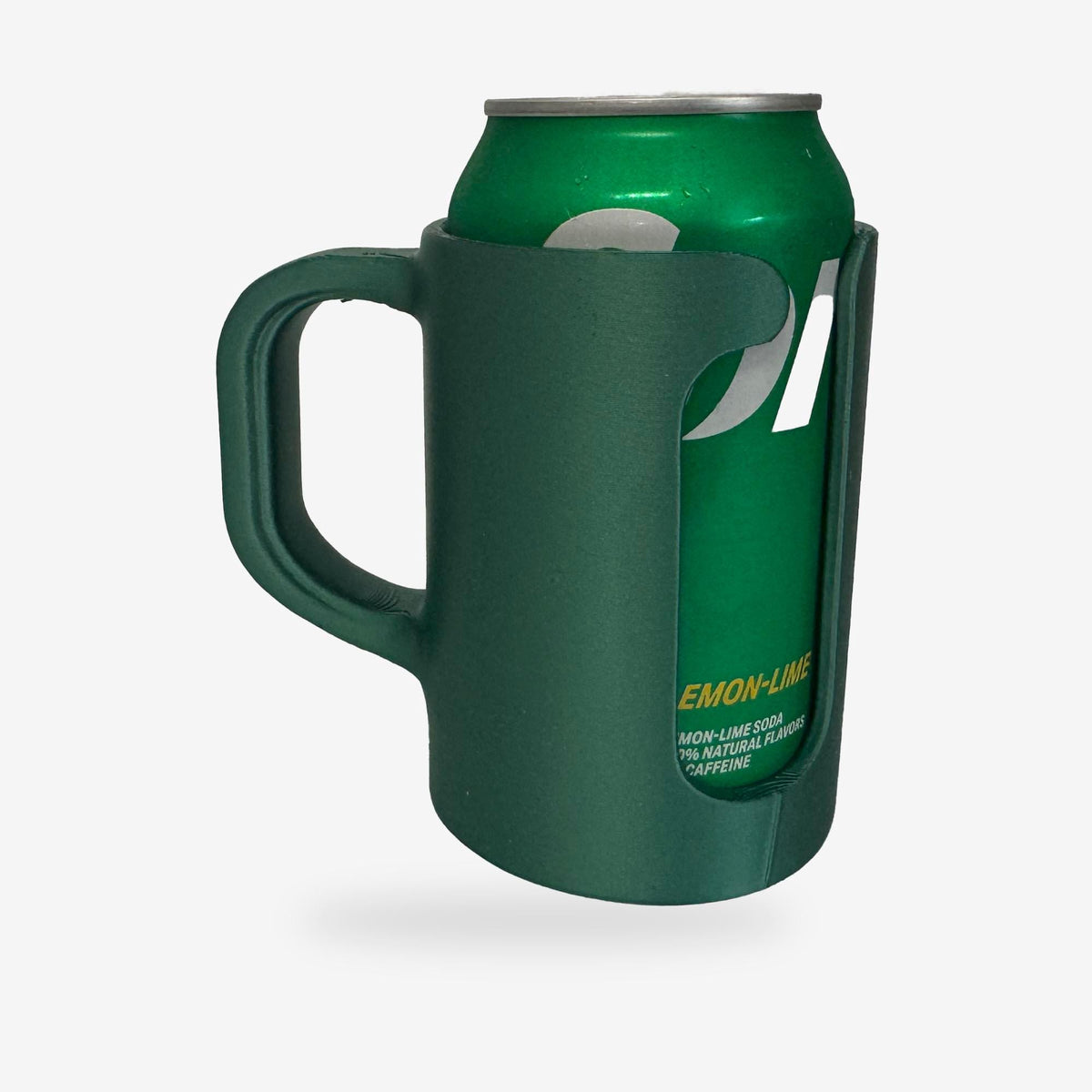 Open-top 12 oz can holder option without the matching lid
