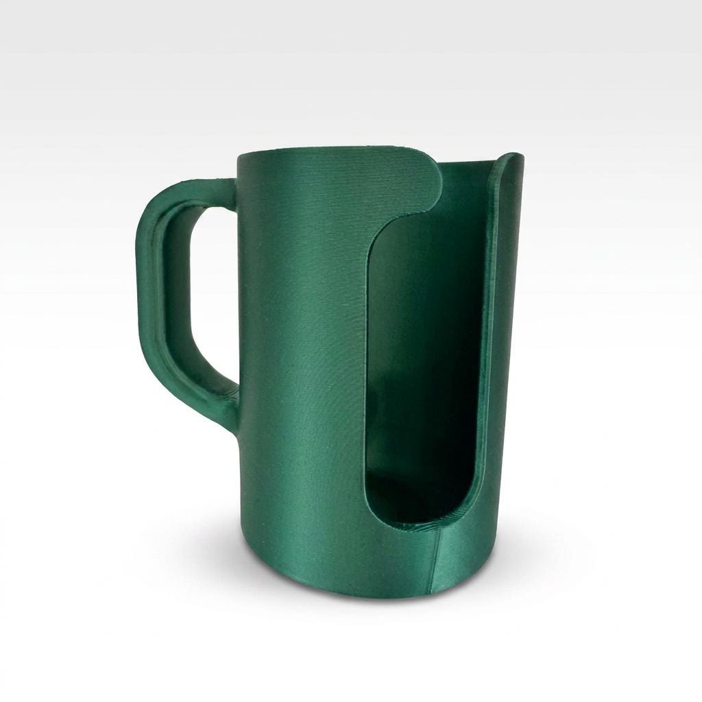 Matching lid option for the reusable 12 oz can holder