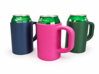 12 oz drink can holder with comfortable built-in carry handle