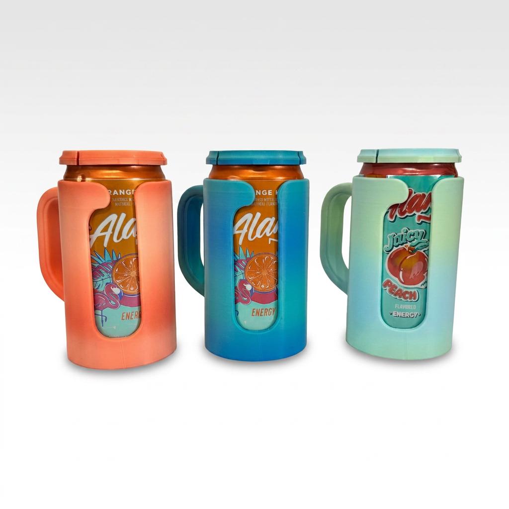 Open-front Alani Nu mini can holder with cooler-style design