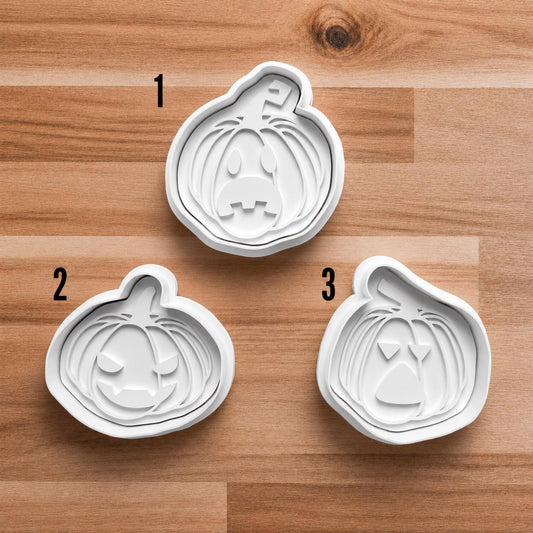 Halloween Pumpkin Cookie Cutters ~ Cute Pumpkin Cutters ~ Halloween Cookie Molds ~ Clay Cutters ~ Sugar Cookie Supplies ~.