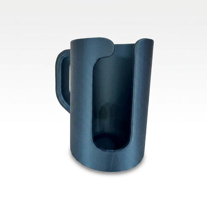Wide-base 12 oz can holder designed to help reduce tipping