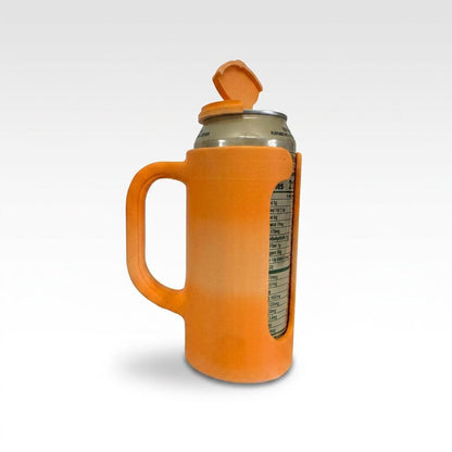 16oz Tall Can Holder with Handle.