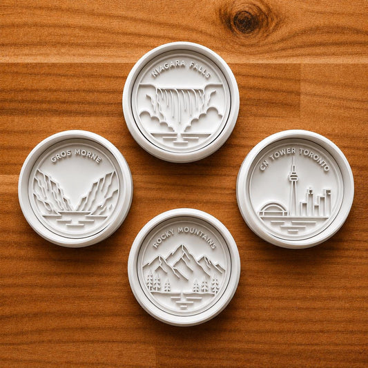 Canada Landmark Cookie Cutter Set.