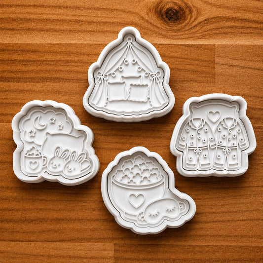 Cozy Sleepover Cookie Cutter Set.