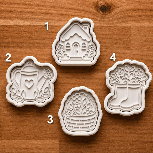 Cottagecore Cookie Cutter Set showing the cutter shape and design.