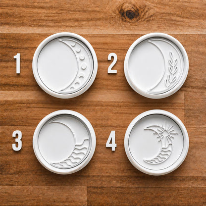 Moon Phases Cookie Cutter & Stamp Set – Celestial Astrology Baking Tool