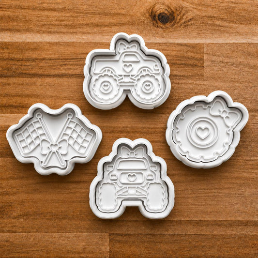 Girly Monster Truck Cookie Cutter.