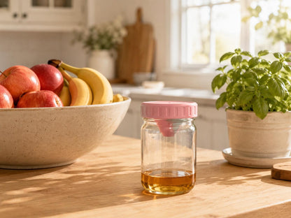 Mason Jar Fruit Fly Trap Lid, Reusable Fruit Fly Catcher, Kitchen Gnat Trap, Vinegar Bug Trap, Pest Control Solution, Eco Friendly Fly Trap