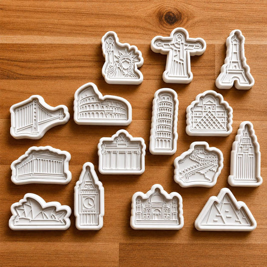World Landmarks Cookie Cutter Set.