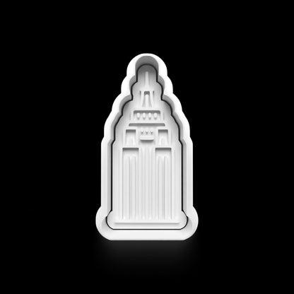 World Landmarks Cookie Cutter Set | Landmark Cookie Stamps | Eiffel Tower Taj Mahal Colosseum Sydney Opera House | Travel Theme Cookies