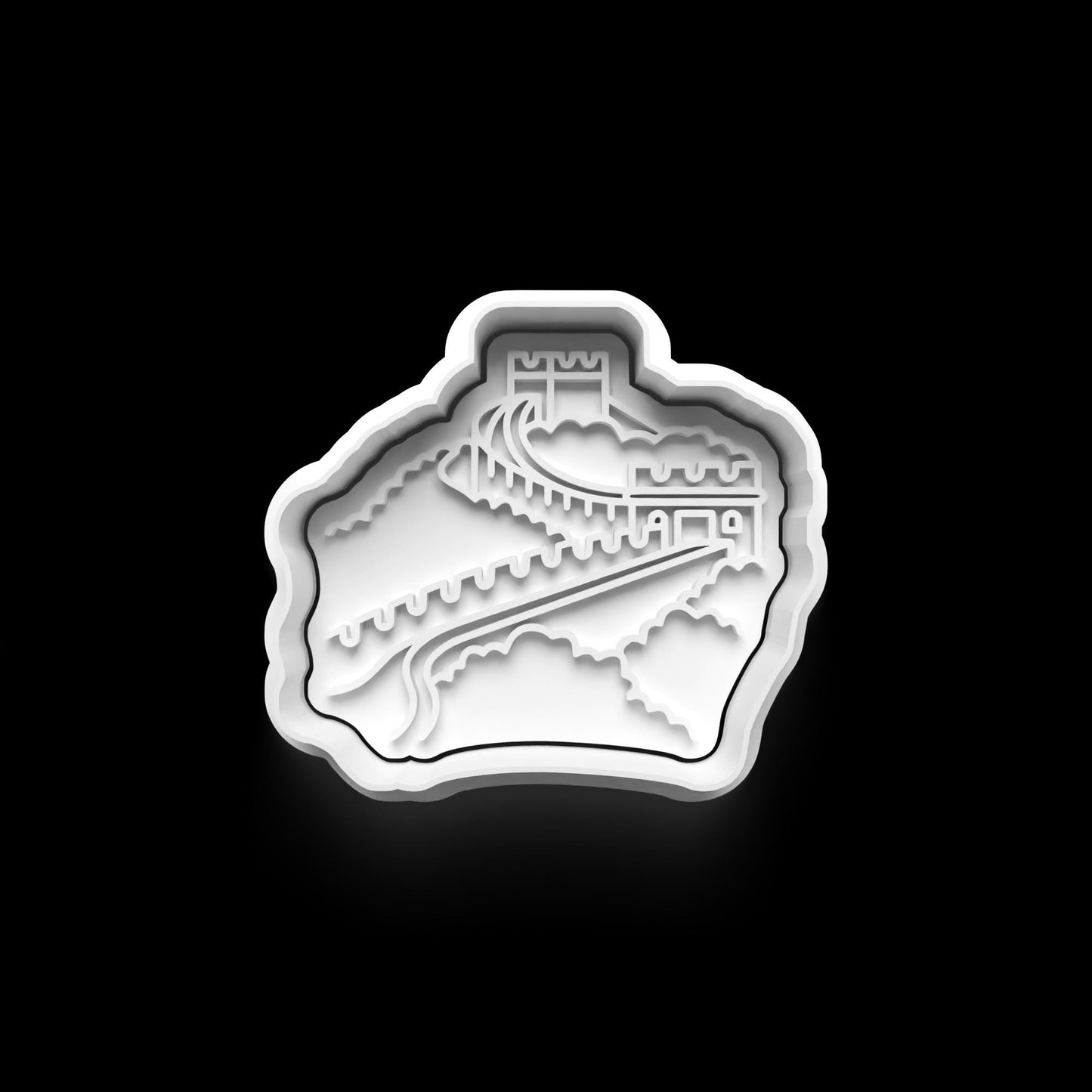 World Landmarks Cookie Cutter Set | Landmark Cookie Stamps | Eiffel Tower Taj Mahal Colosseum Sydney Opera House | Travel Theme Cookies