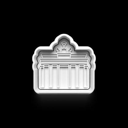World Landmarks Cookie Cutter Set | Landmark Cookie Stamps | Eiffel Tower Taj Mahal Colosseum Sydney Opera House | Travel Theme Cookies