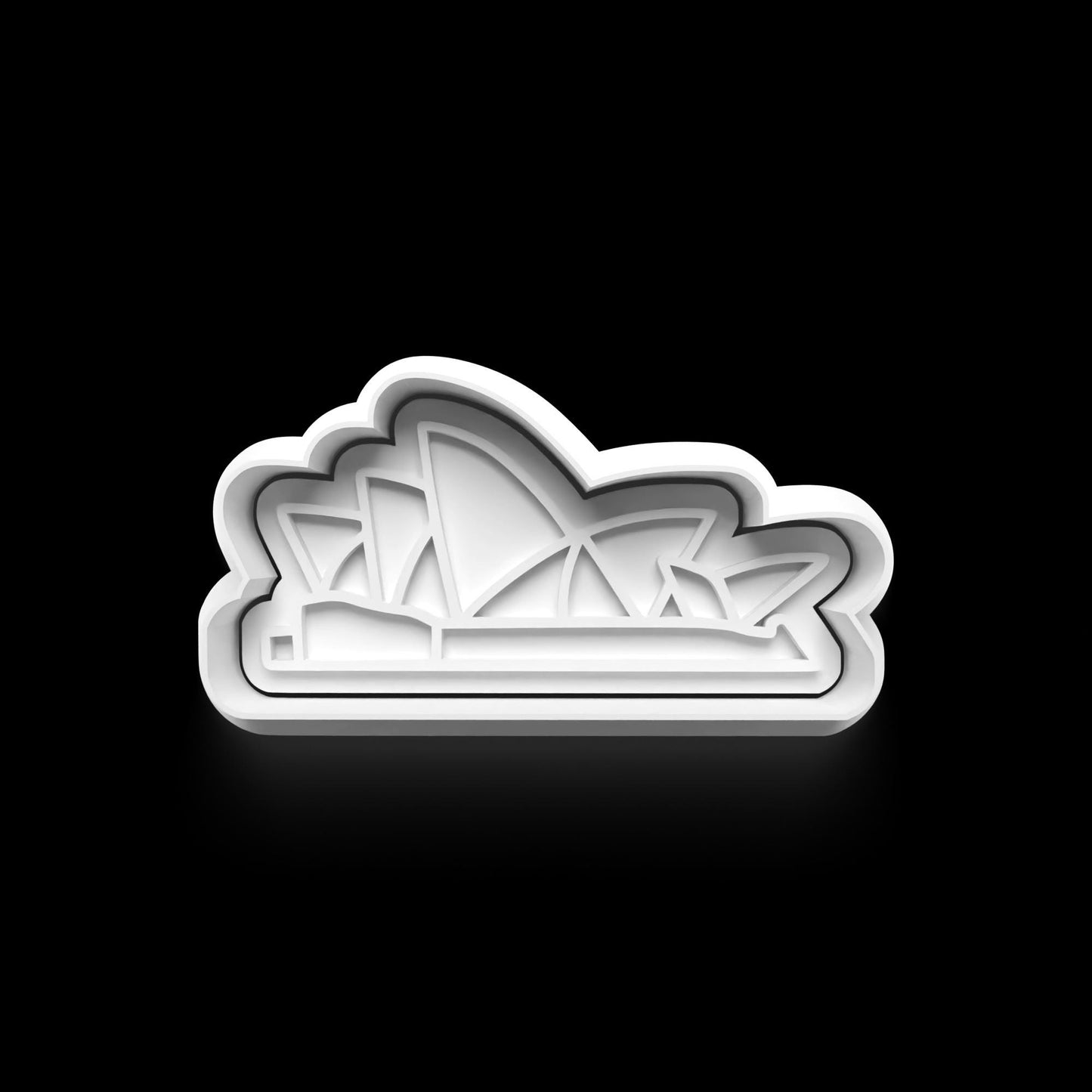 World Landmarks Cookie Cutter Set | Landmark Cookie Stamps | Eiffel Tower Taj Mahal Colosseum Sydney Opera House | Travel Theme Cookies