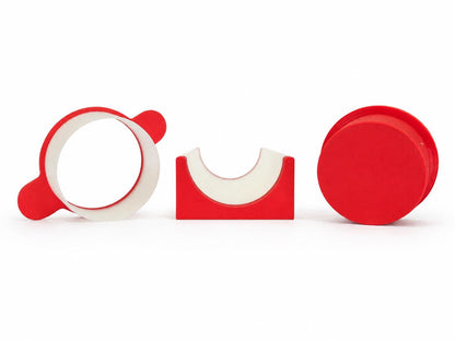 2 Inch Circle Cake Mold Set with Display Stand | Circle Cake Maker Mold and Press | Cake Pop Dessert Tool | Party Treat Mold | Custom Color