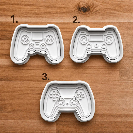 Video Game Controller Cookie Cutter Set showing the cutter shape and design.