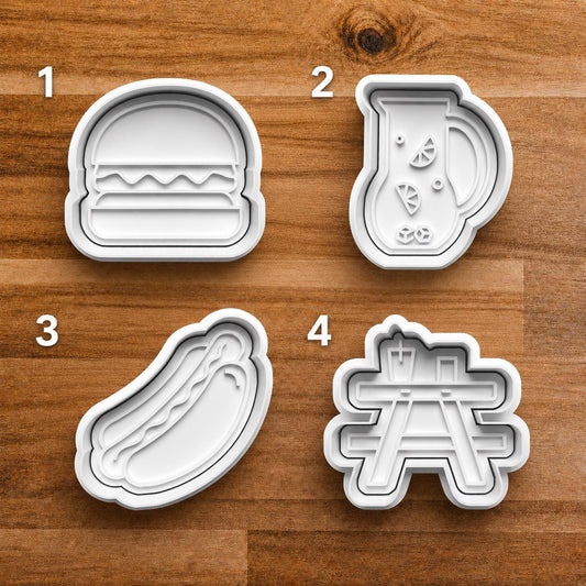 BBQ Cookie Cutter Set showing the cutter shape and design.
