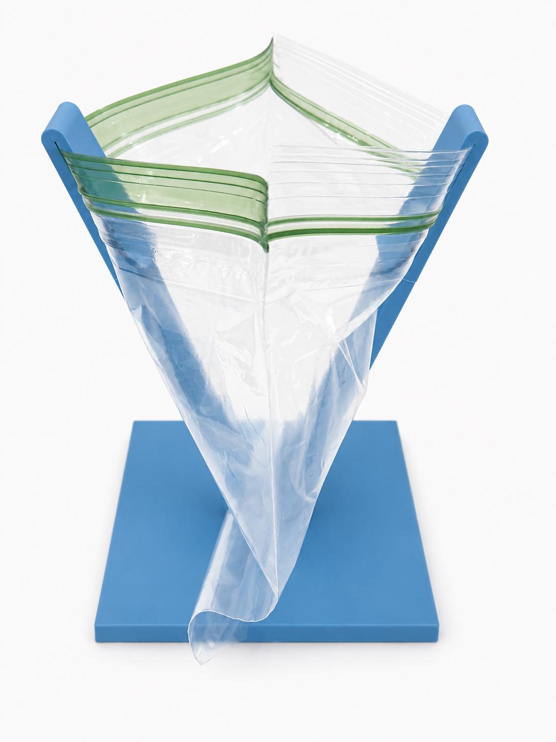 Adjustable Zipper Bag Holder Stand | Hands-Free Food Storage Bag Opener | Gallon Quart Sandwich Bag Holder | Kitchen Prep Helper
