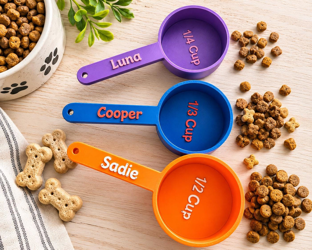 Personalized Pet Food Scoop.