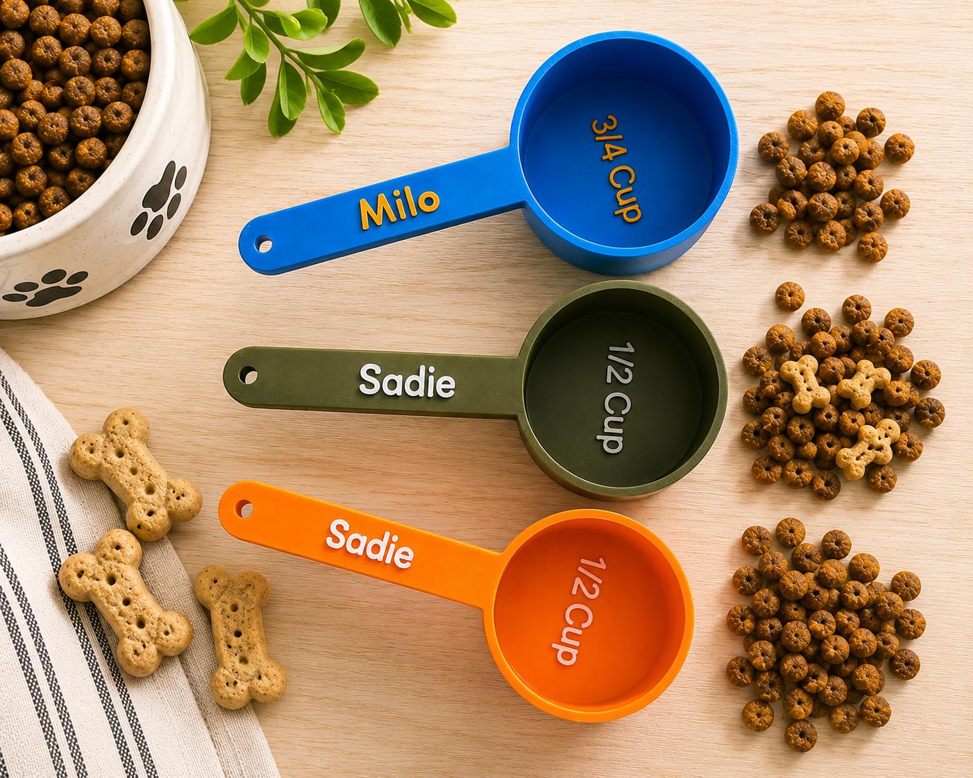 Personalized Pet Food Scoop.