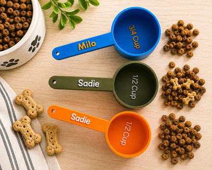 Personalized Pet Food Scoop.