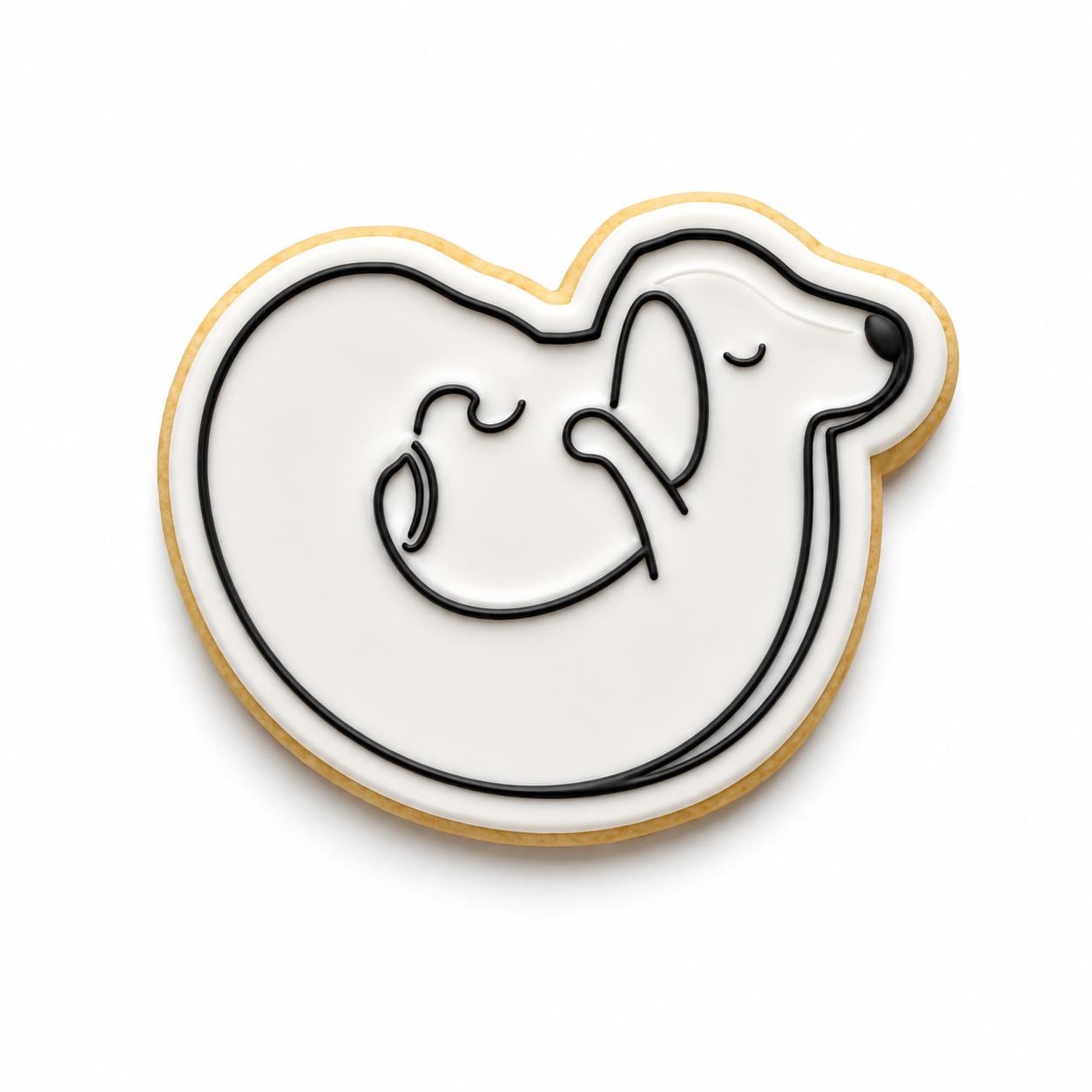 Dachshund Yoga Cookie Cutter Set, Wiener Dog Cookie Cutters, Meditation Dog Cookies, Royal Icing Cutter Stamp Set, Dog Lover Baking Gift