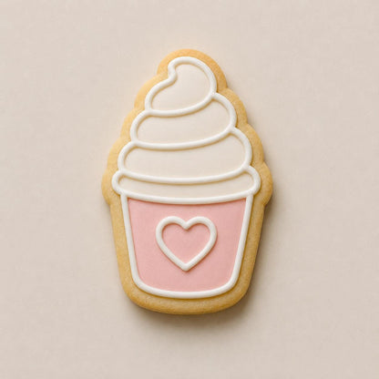 Ice Cream Cookie Cutter Set | Summer Dessert Cookie Cutters | Popsicle, Ice Cream Cone, Sundae & Cupcake Shapes | Sweet Treat Baking Set