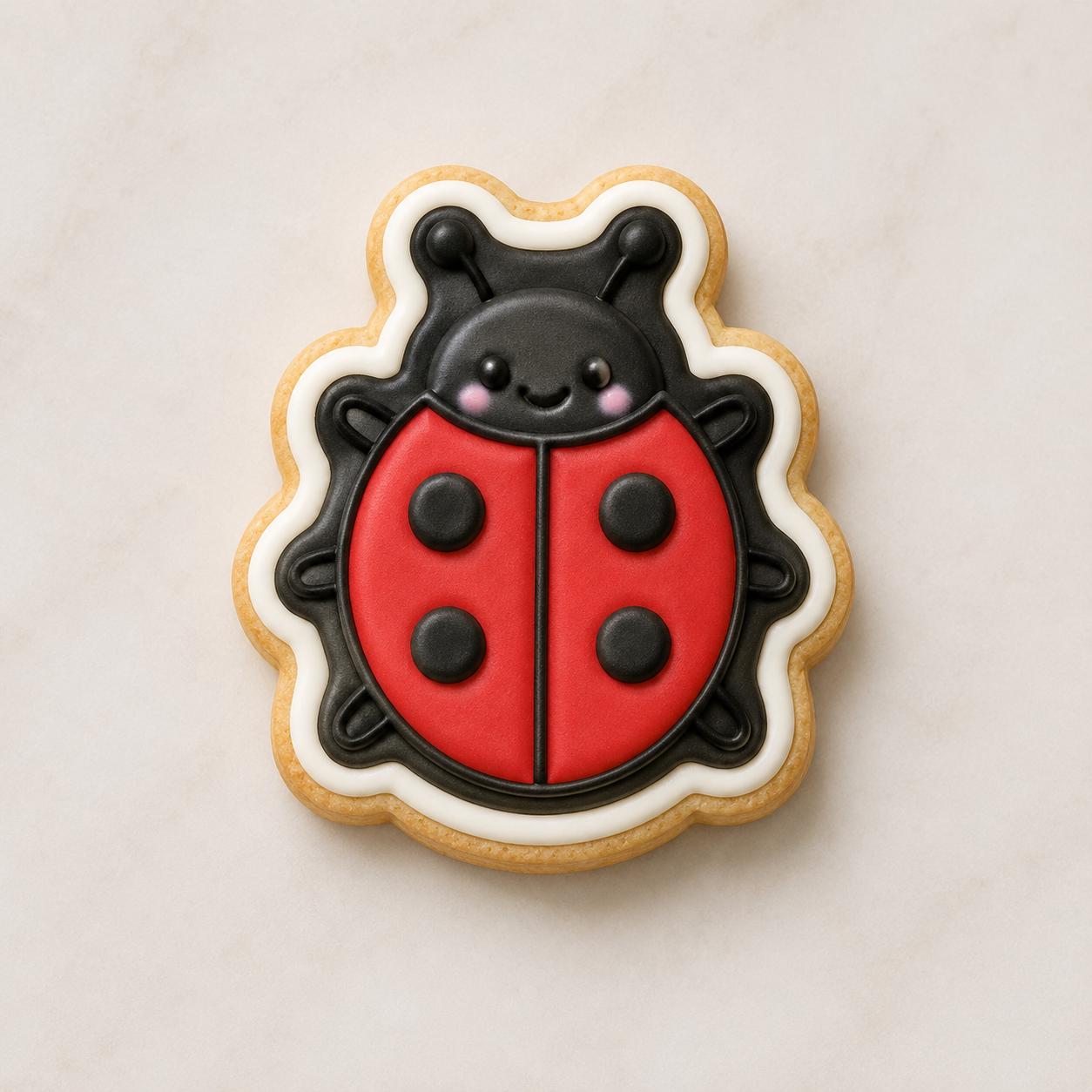 Bug Cookie Cutter Set | Butterfly Bee Ladybug Caterpillar Cookie Cutters | Spring Garden Cookie Stamp Set | Kids Baking Party Favor