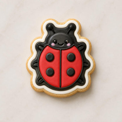 Bug Cookie Cutter Set | Butterfly Bee Ladybug Caterpillar Cookie Cutters | Spring Garden Cookie Stamp Set | Kids Baking Party Favor