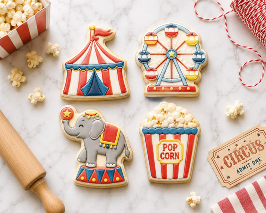 Circus Cookie Cutter Set.
