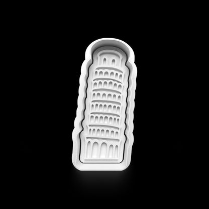World Landmarks Cookie Cutter Set | Landmark Cookie Stamps | Eiffel Tower Taj Mahal Colosseum Sydney Opera House | Travel Theme Cookies