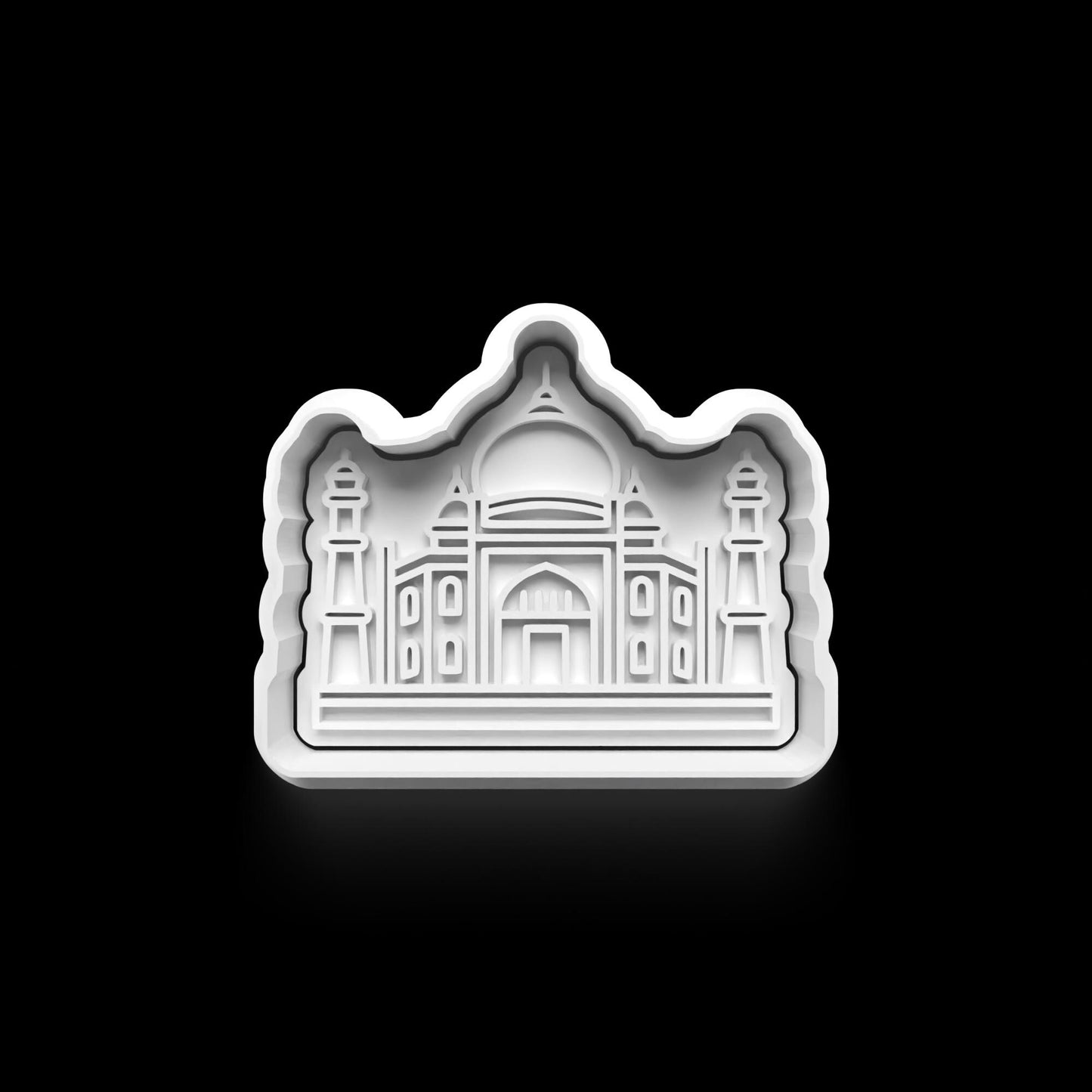 World Landmarks Cookie Cutter Set | Landmark Cookie Stamps | Eiffel Tower Taj Mahal Colosseum Sydney Opera House | Travel Theme Cookies