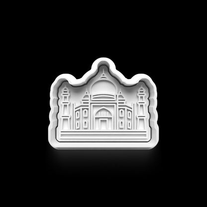 World Landmarks Cookie Cutter Set | Landmark Cookie Stamps | Eiffel Tower Taj Mahal Colosseum Sydney Opera House | Travel Theme Cookies